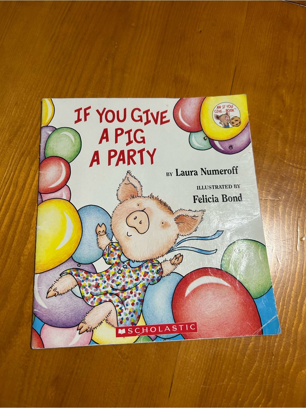 (3/$10) If you give a pig a party paperback book